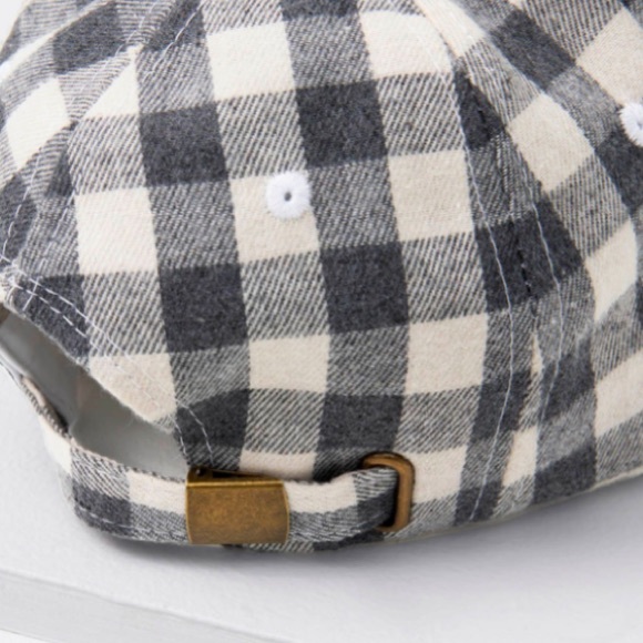 NWT COCUS POCUS Buffalo Check Baseball Cap - Picture 2 of 4